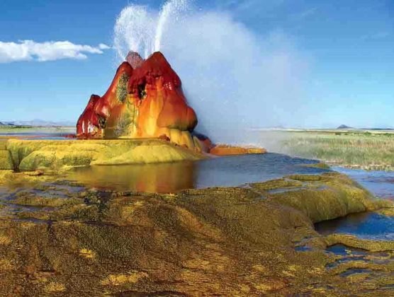 Fly Geyser, Nevada, USA