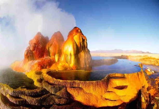 Fly Geyser, Nevada, USA