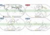 Tectonics in the tropics trigger Earth’s ice ages Over the last 540 million years, as the Earth's tectonic plates have shifted, MIT researchers have found that periods of major tectonic activity (orange lines) in the tropics (green belt) were likely triggers for ice ages during those same periods.