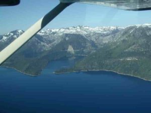 This is Emerald Bay, Lake Tahoe, USA. Credit: R.A. Schweickert et al.