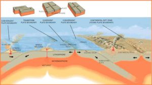 plate boundaries