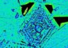 New research supports volcanic origin of Kiruna-type iron ores False colour electron microscope image of an internally zoned magnetite crystal in massive iron-oxide ore from El Laco in the Chilean Andes.