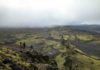 The Laki volcano in Iceland.