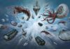 A new normal: Study explains universal pattern in fossil record Illustration of marine fossils that have existed since the Cambrian. Represented taxa include brachiopods, trilobites, ammonites, bivalves, and decapods.