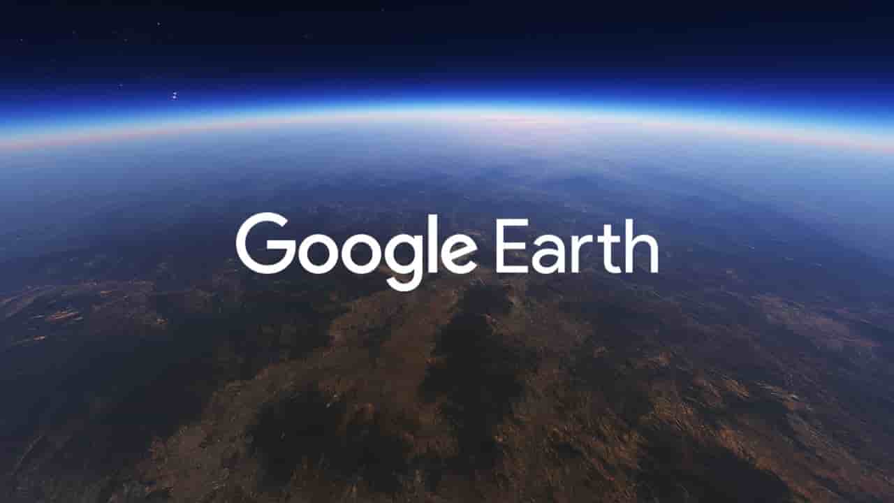 Screen of Google Earth flight simulator (source: Google Earth