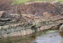 Site of biggest ever meteorite collision in the UK discovered laminar beds of sandstone