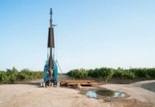Drilling Deeper : A new study shows Americans are drilling deeper than ever for fresh water Groundwater well drilling equipment in California's Central Valley. Photo Credit: Chad Ress