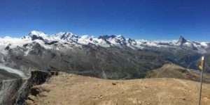 Zermatt in the Western Alps.