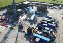 Predicting seismic activity at fracking sites to prevent earthquakes Aerial view of the hydraulic fracturing rig at Cuadrilla’s Preston New Road site. Credit: Matthew Hampson, Cuadrilla Resources Ltd