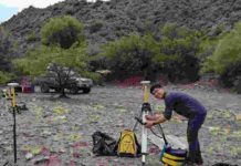 Research could protect cities in active earthquake zones U of T's Jeremy Rimando sets up Differential Global Positioning System (DGPS) survey equipment to measure the amount of displacement on the Las Chacras Fault in San Juan, Argentina.