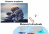 Volcano eruption at different latitudes: A switch of hemispheric monsoon rainfall change Relationship between volcanic eruptions and global monsoon hydroclimate. The bottom panel shows the distribution of global monsoon regions. Credit: Zuo Meng/Google images