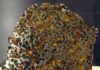 Meteorite contains the oldest material on Earth: 7-billion-year-old stardust An example of a Pallasite meteorite (from the Esquel fall) on display in the Vale Inco Limited Gallery of Minerals at the Royal Ontario Museum.