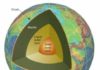 New study suggests gigantic masses in Earth’s mantle untouched for more than 4 billion years This image shows the divisions between Earth’s layers. The ancient, continent-sized rock regions encircle the liquid outer core. Credit: Lawrence Livermore National Laboratory