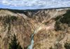 Why are mountains so high? A river flows between mountains at Yellowstone National Park in Wyoming. New research tests a 30-year-old theory on the relationship between erosion and mountain height. Photo credit: Seth Cottle/Unsplash