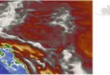 New geologic modeling method explains collapse of ancient mountains in American West Reconstructed paleo-elevation in southwestern North America at the Late Eocene (36 million years ago). Credit: Bahadori and Holt