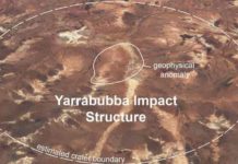 Earth’s oldest asteroid strike linked to ‘big thaw’ The Yarrabubba Impact Structure.