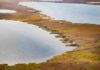 NASA flights detect millions of Arctic methane hotspots The image shows a thermokarst lake in Alaska. Thermokarst lakes form in the Arctic when permafrost thaws. Credit: NASA/JPL-Caltech