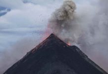 volcanic eruption in australia