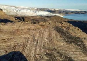 The rocks the team analysed are the oldest preserved mantle rocks. They allow us to see into the early history of the Earth as if through a window. Credit: UNSW