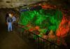 World’s Largest Fluorescent Rock Found in New Jersey Inside the Rainbow Tunnel. Credit: Jeff Glover