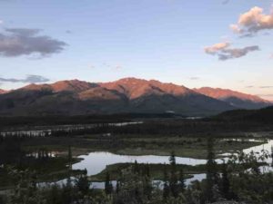 The Brooks Range stretches across northern Alaska. Boreal forests in North America are among the largest areas experiencing a relatively low human impact. (Jason Riggio/UC Davis) 