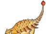What the ankylosaur Bissektipelta archibaldi might look like. Credit: the authors of the paper.