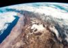 Which factors control the height of mountains? The Andes seen from space. The height of the Andes, like the height of other mountain ranges on Earth, is determined by tectonic forces (Credit: NASA; Astronaut photograph ISS059-E-517).