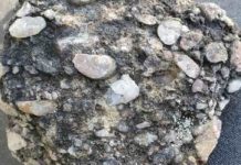 Diamonds found with gold in Canada’s Far North offer clues to Earth’s early history A sample of pebbly rock that U of A researchers took from an outcrop in Nunavut. The rock was found to contain both gold and diamonds—a rare combination similar to that found in the world's richest gold deposit in South Africa. (Photo: Supplied)