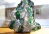 Earth grows fine gems in minutes Brazilian emeralds in a quartz-pegmatite matrix. (Photo courtesy of Madereugeneandrew/Wikimedia Commons)