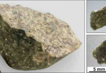 Donwilhelmsite : New mineral from the moon could explain what happens in the Earth’s mantle Fragments of the Oued Awlitis 001 meteorites acquired by the Ludovic-Ferrière. Credit: University of Manchester