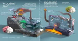 End Triassic vs Anthropocene