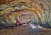 Rainbow Cave, Hormuz Island, Iran Rainbow Cave, Hormuz Island, Iran
