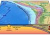 Deep, slow-slip action may direct largest earthquakes and their tsunamis Map of the Cascadia subduction zone. Credit: Public Domain