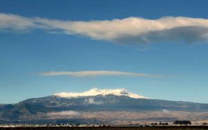 Better predictions of volcanic eruptions would help protect the lives of those living close to them. Credit: Jorge Nava - Navart/Wikimedia, licensed under CC BY-SA 2.0