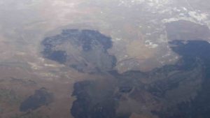 The Cinders lava flow Utah