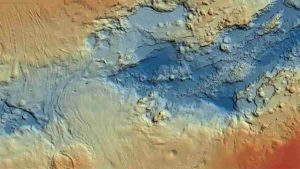 Bathymetric chart of a part of the Red Sea. Source GEOMAR.