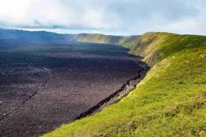 Nierra Negra Volcano on the Galapagos Islands 