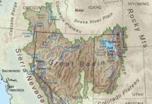 Sierra Nevada range should celebrate two birthdays Map showing the Great Basin drainage basin as defined hydrologically. (Image credit: Kmusser/Wikimedia Commons)