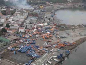 The aftermath of a 2010 tsunami in Chile, which was analyzed in a new study in JGR Solid Earth. Earlier warnings made possible by the study of tsunami-generated magnetic fields could better prepare coastal areas for impending disasters. Credit: International Federation of Red Cross and Red Crescent Societies