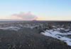 As tectonic plates pull apart, what drives the formation of rifts? A view of the graben, which emerged near the Holuhraun lava field in Iceland. The western boundary of the graben is seen in the foreground, in the center-right portion of the image, where the land begins to dip down. Credit: Stephan Kolzenburg