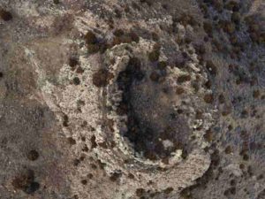 Drone images of craters formed at Sheep Mountain. Credit: Kent Sundell, Casper College. 