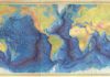 Seafloor spreading has been slowing down Painting of the Mid-Ocean Ridge with rift axis by Heinrich Berann based on the scientific profiles of Marie Tharp and Bruce Heezen (1977).