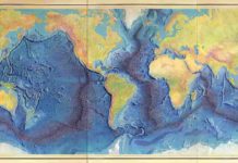 Seafloor spreading has been slowing down Painting of the Mid-Ocean Ridge with rift axis by Heinrich Berann based on the scientific profiles of Marie Tharp and Bruce Heezen (1977).