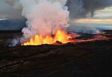 Mauna Loa eruption: Predicting lava flow Mauna Loa. Photo credit: Lis Gallant