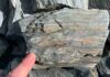New results reveal surprising behavior of minerals deep in the Earth Boudinage in brecciated dolostone rocks of the Panamint Range (Wildrose Area, Death Valley National Park). New research shows that periclase is stronger than bridgmanite in earth's lower mantle, analogous to boudins developing in rigid ("stronger") rocks among less competent ("weaker") rocks. Credit: Jennifer M. Jackson, Caltech