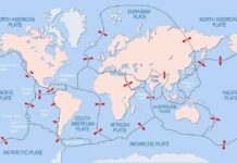 How did the Andes Mountains get so huge? Map of the tectonic plates (credit: Getty Images)