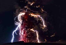 A Tongan volcano plume produced the most intense lightning rates ever detected Powerful volcanic eruptions produce ash plumes that can create their own weather systems, providing the conditions for lightning at higher altitudes than normally seen.