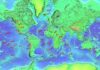 Scientists unearth 20 million years of ‘hot spot’ magmatism under Cocos plate Mantle plumes, shown in red, have been identified around the world. (Ingo Wölbern, via Wikimedia Commons)