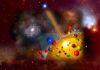 A possible trigger for Earth’s great oxidation event Dalian Coherent Light Source revealing vacuum ultraviolet photodissociation of sulfur dioxide as an important prebiotic-O2 source. Credit: Yuan Kaijun