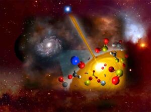 Dalian Coherent Light Source revealing vacuum ultraviolet photodissociation of sulfur dioxide as an important prebiotic-O2 source. Credit: Yuan Kaijun